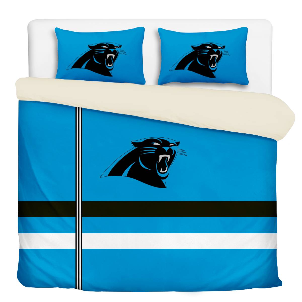 Carolina Panthers 3-Piece Full Bedding 002